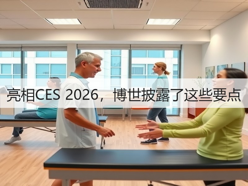 亮相CES 2026,博世披露了这些要点 亮相CES 2026,博世披露了这些要点