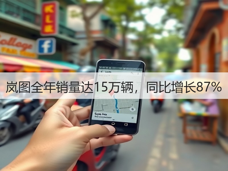 岚图全年销量达15万辆,同比增长87% 岚图全年销量达15万辆,同比增长87%