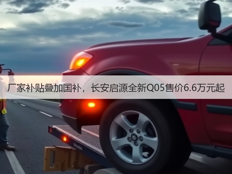 厂家补贴叠加国补，长安启源全新Q05售价6.6万元起