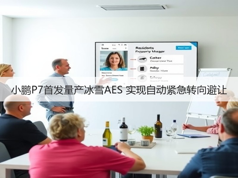 小鹏P7首发量产冰雪AES 实现自动紧急转向避让