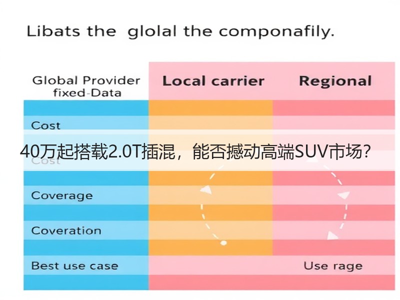 40万起搭载2.0T插混，能否撼动高端SUV市场？