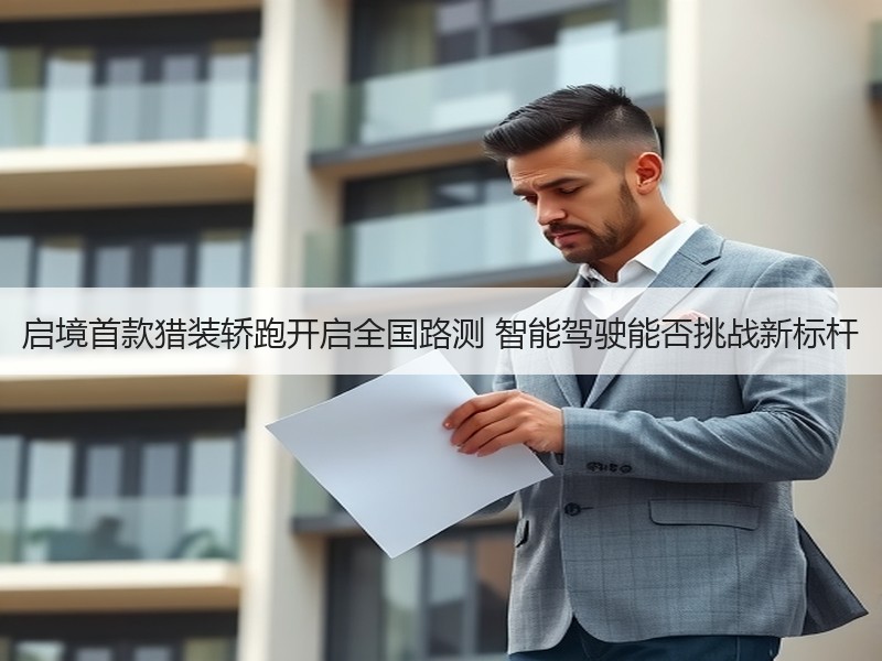 启境首款猎装轿跑开启全国路测 智能驾驶能否挑战新标杆 启境首款猎装轿跑开启全国路测 智能驾驶能否挑战新标杆