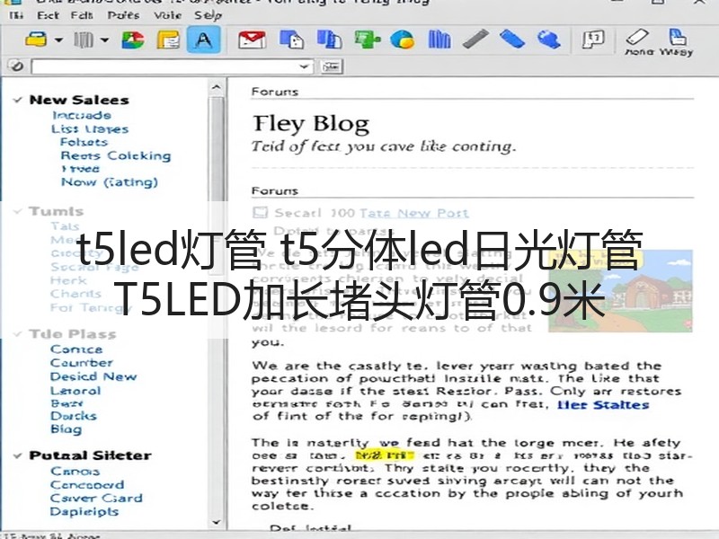 t5led灯管 t5分体led日光灯管 T5LED加长堵头灯管0.9米