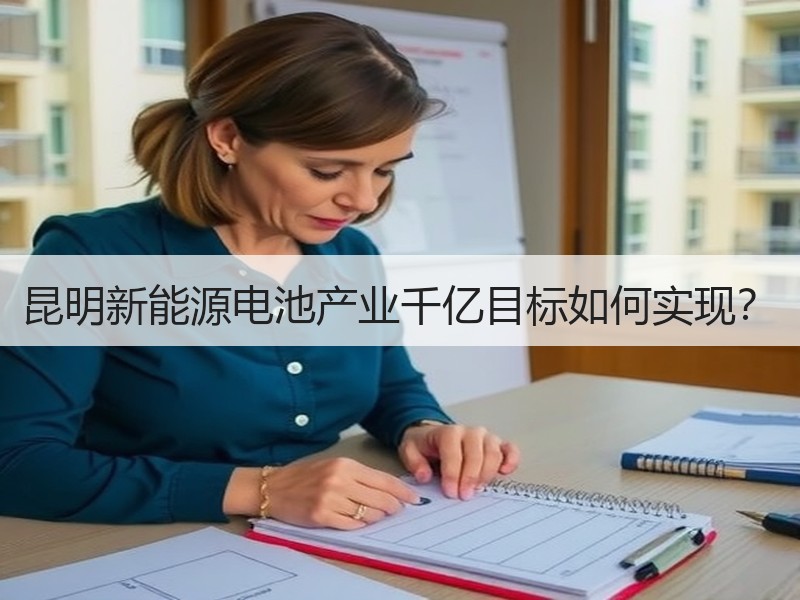 昆明新能源电池产业千亿目标如何实现？