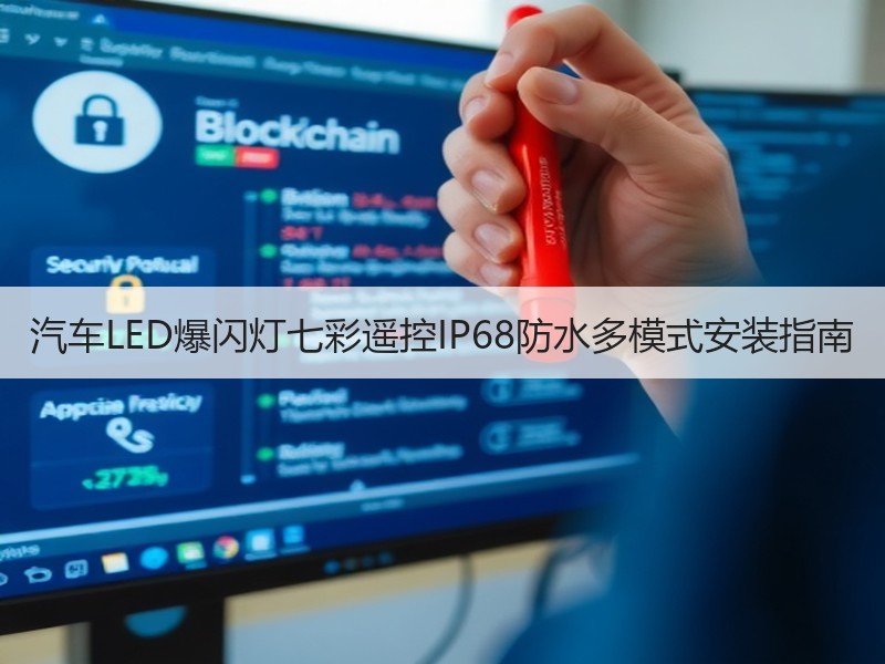 汽车LED爆闪灯七彩遥控IP68防水多模式安装指南