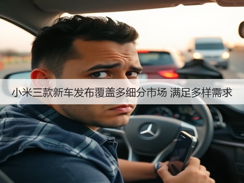 小米三款新车发布覆盖多细分市场 满足多样需求
