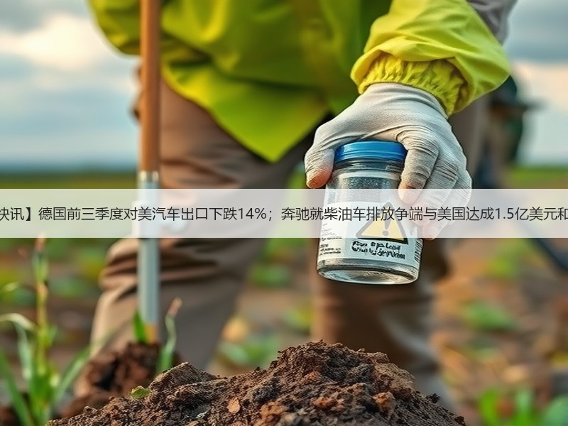 【国际快讯】德国前三季度对美汽车出口下跌14%；奔驰就柴油车排放争端与美国达成1.5亿美元和解协议