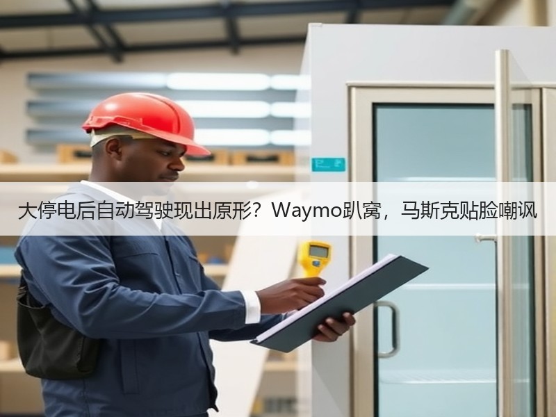 大停电后自动驾驶现出原形？Waymo趴窝，马斯克贴脸嘲讽