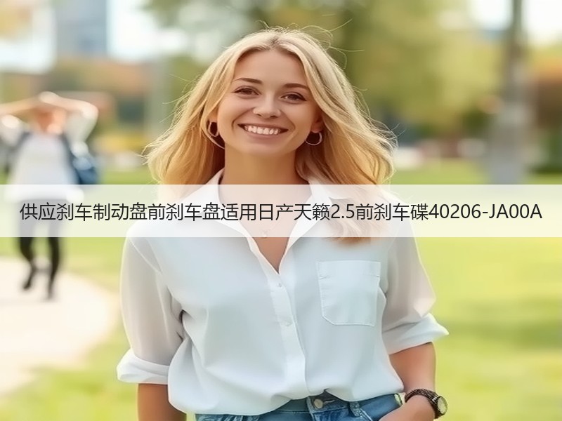 供应刹车制动盘前刹车盘适用日产天籁2.5前刹车碟40206-JA00A