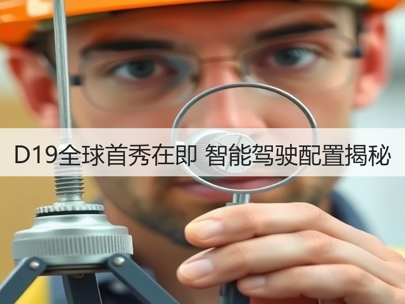 D19全球首秀在即 智能驾驶配置揭秘 D19全球首秀在即 智能驾驶配置揭秘