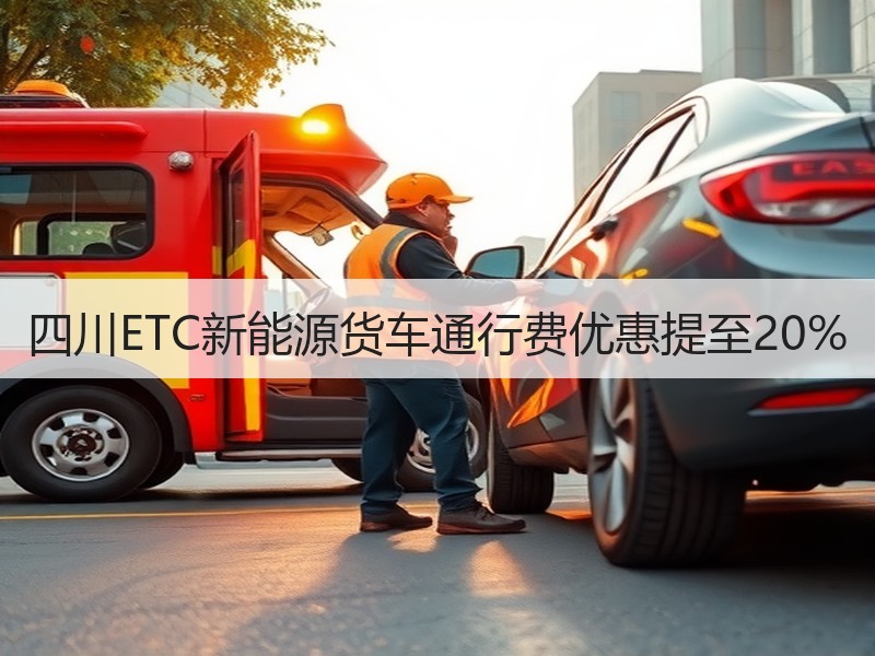 四川ETC新能源货车通行费优惠提至20%