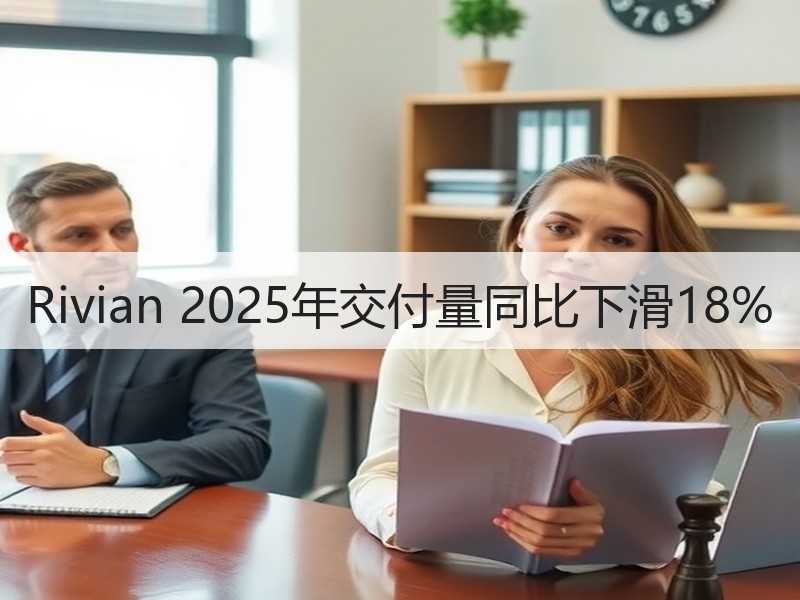 Rivian 2025年交付量同比下滑18%
