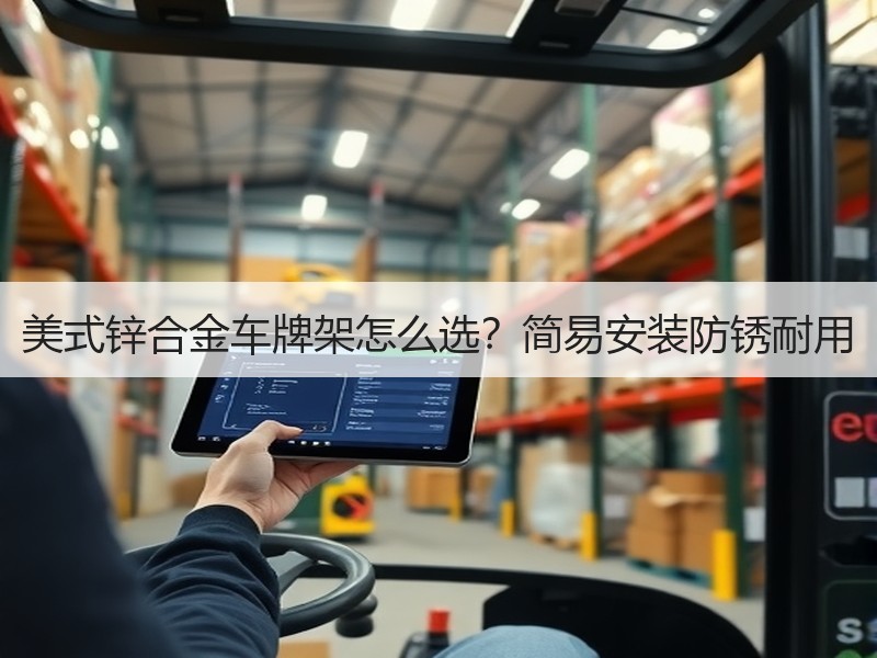 美式锌合金车牌架怎么选？简易安装防锈耐用