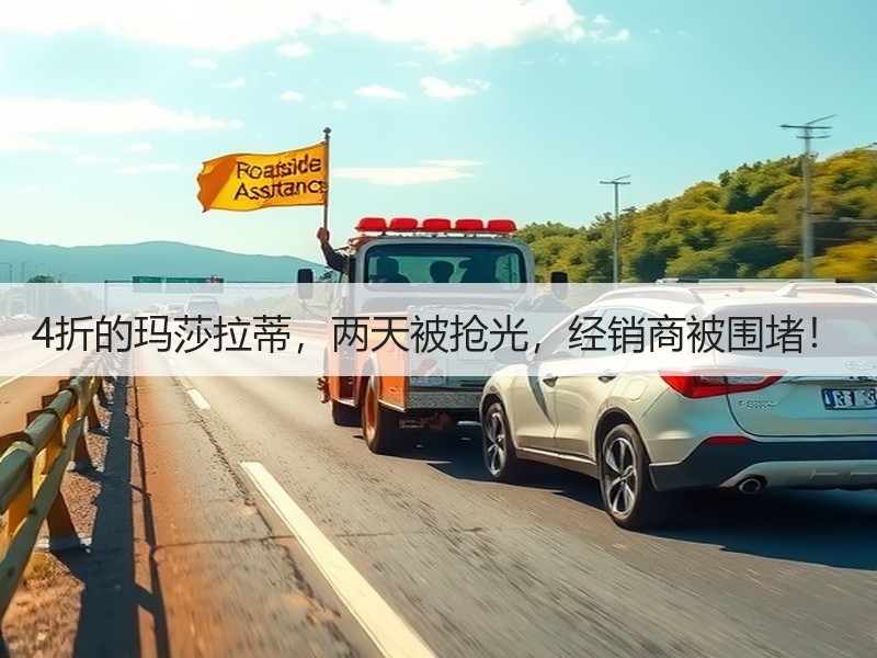 4折的玛莎拉蒂，两天被抢光，经销商被围堵！