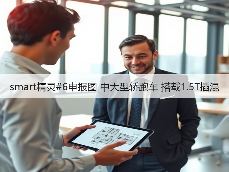 smart精灵#6申报图 中大型轿跑车 搭载1.5T插混