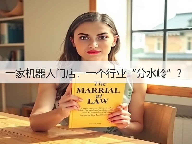 一家机器人门店，一个行业“分水岭”？