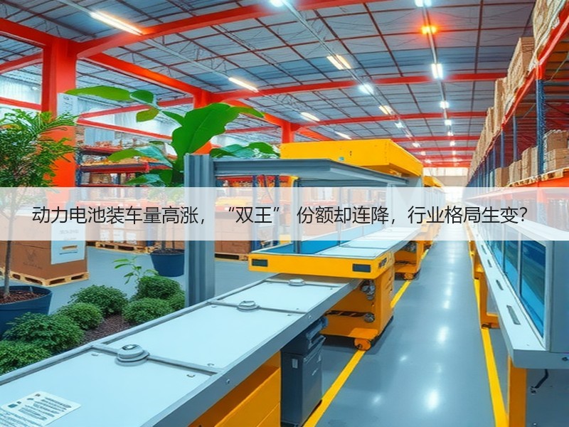 动力电池装车量高涨，“双王” 份额却连降，行业格局生变？