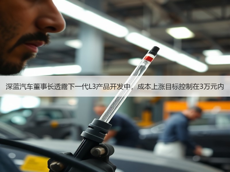 深蓝汽车董事长透露下一代L3产品开发中,成本上涨目标控制在3万元内 深蓝汽车董事长透露下一代L3产品开发中,成本上涨目标控制在3万元内