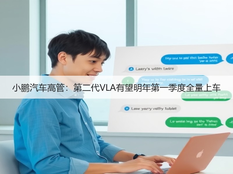 小鹏汽车高管:第二代VLA有望明年第一季度全量上车 小鹏汽车高管:第二代VLA有望明年第一季度全量上车