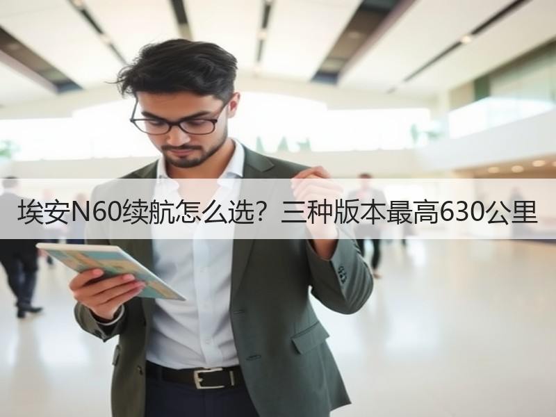 埃安N60续航怎么选?三种版本最高630公里 埃安N60续航怎么选?三种版本最高630公里