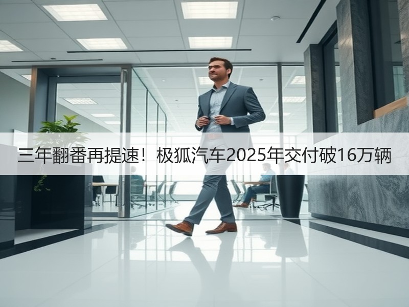 三年翻番再提速!极狐汽车2025年交付破16万辆 三年翻番再提速!极狐汽车2025年交付破16万辆