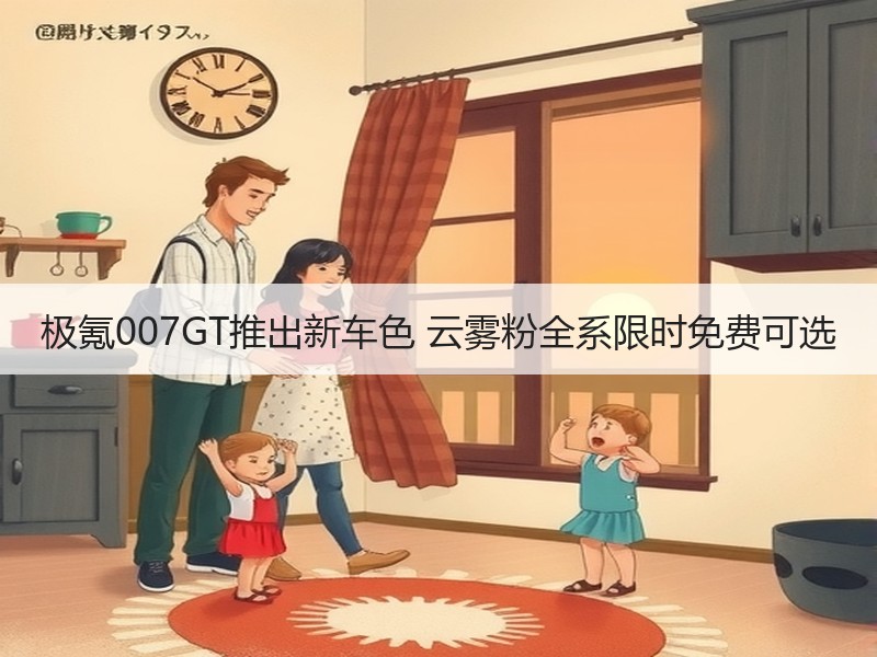 极氪007GT推出新车色 云雾粉全系限时免费可选 极氪007GT推出新车色 云雾粉全系限时免费可选