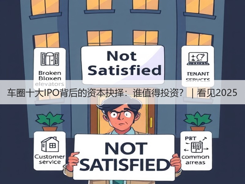 车圈十大IPO背后的资本抉择:谁值得投资?|看见2025 车圈十大IPO背后的资本抉择:谁值得投资?|看见2025