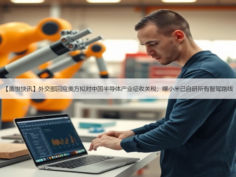 【盖世快讯】外交部回应美方拟对中国半导体产业征收关税;曝小米已自研所有智驾路线 【盖世快讯】外交部回应美方拟对中国半导体产业征收关税;曝小米已自研所有智驾路线