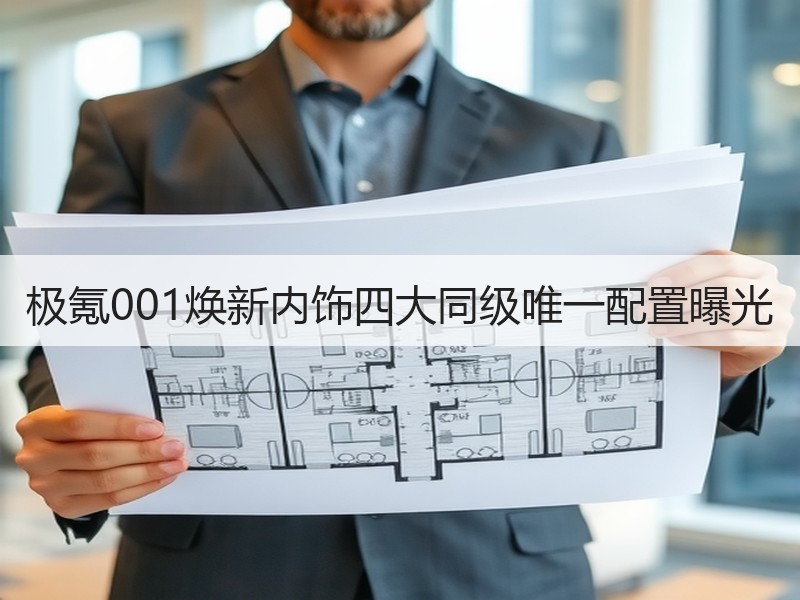 极氪001焕新内饰四大同级唯一配置曝光 极氪001焕新内饰四大同级唯一配置曝光