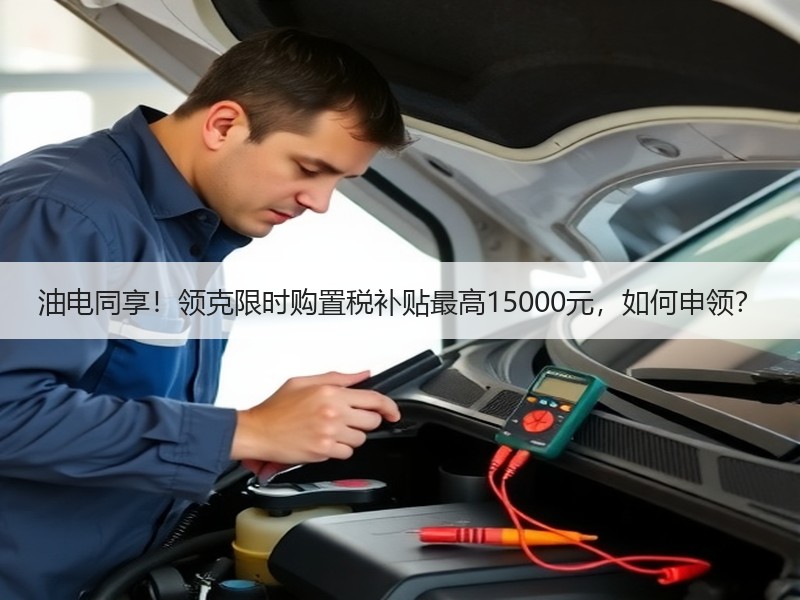 油电同享!领克限时购置税补贴最高15000元,如何申领? 油电同享!领克限时购置税补贴最高15000元,如何申领?