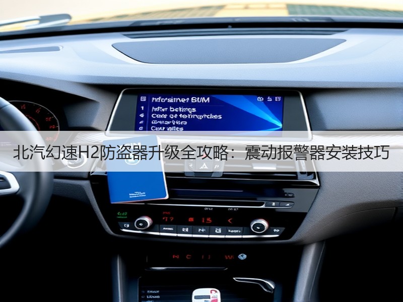 北汽幻速H2防盗器升级全攻略:震动报警器安装技巧 北汽幻速H2防盗器升级全攻略:震动报警器安装技巧
