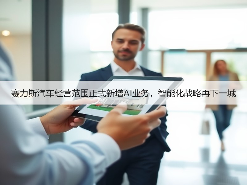 赛力斯汽车经营范围正式新增AI业务，智能化战略再下一城
