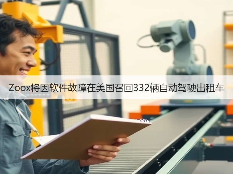 Zoox将因软件故障在美国召回332辆自动驾驶出租车 Zoox将因软件故障在美国召回332辆自动驾驶出租车