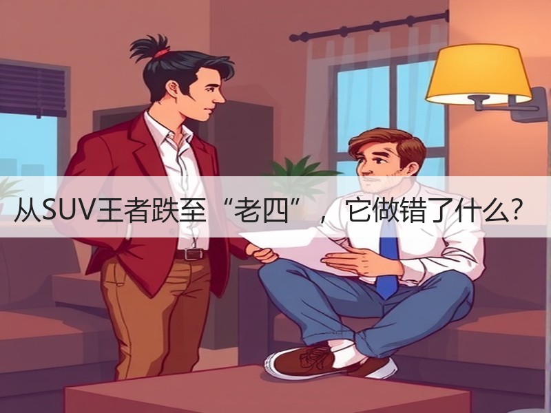 从SUV王者跌至“老四”,它做错了什么? 从SUV王者跌至“老四”,它做错了什么?