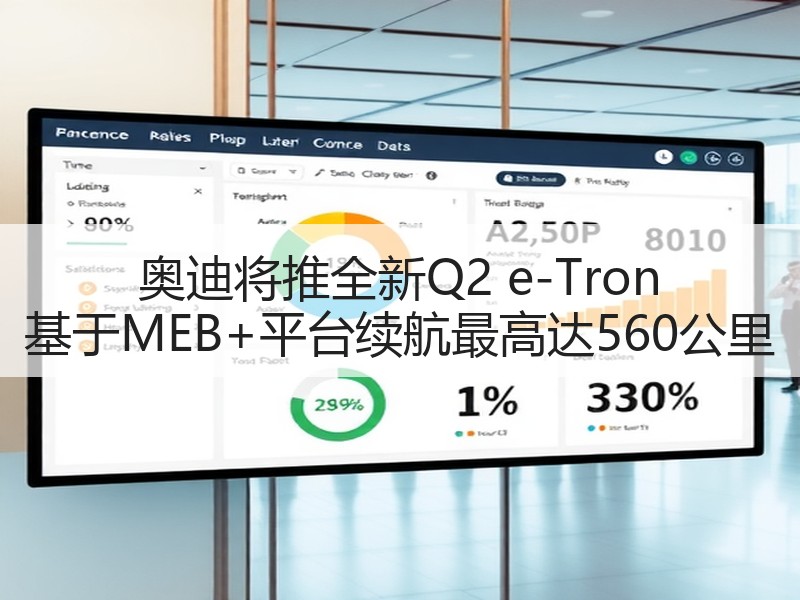 奥迪将推全新Q2 e-Tron 基于MEB+平台续航最高达560公里