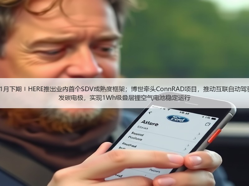 【全球汽车新技术观察】11月下期〡HERE推出业内首个SDV成熟度框架;博世牵头ConnRAD项目,推动互联自动驾驶的安全韧性提升;日本研发碳电极,实现1Wh级叠层锂空气电池稳定运行 【全球汽车新技术观察】11月下期〡HERE推出业内首个SDV成熟度框架;博世牵头ConnRAD项目,推动互联自动驾驶的安全韧性提升;日本研发碳电极,实现1Wh级叠层锂空气电池稳定运行