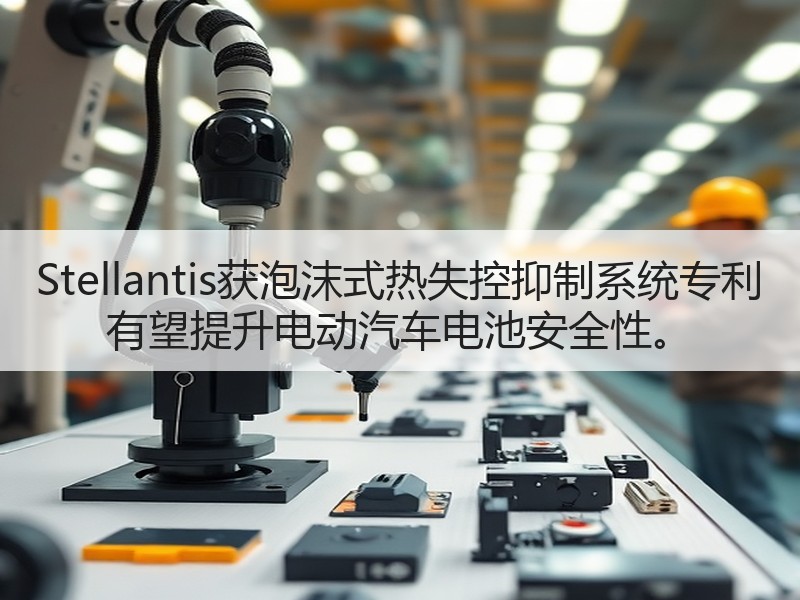 Stellantis获泡沫式热失控抑制系统专利 有望提升电动汽车电池安全性。