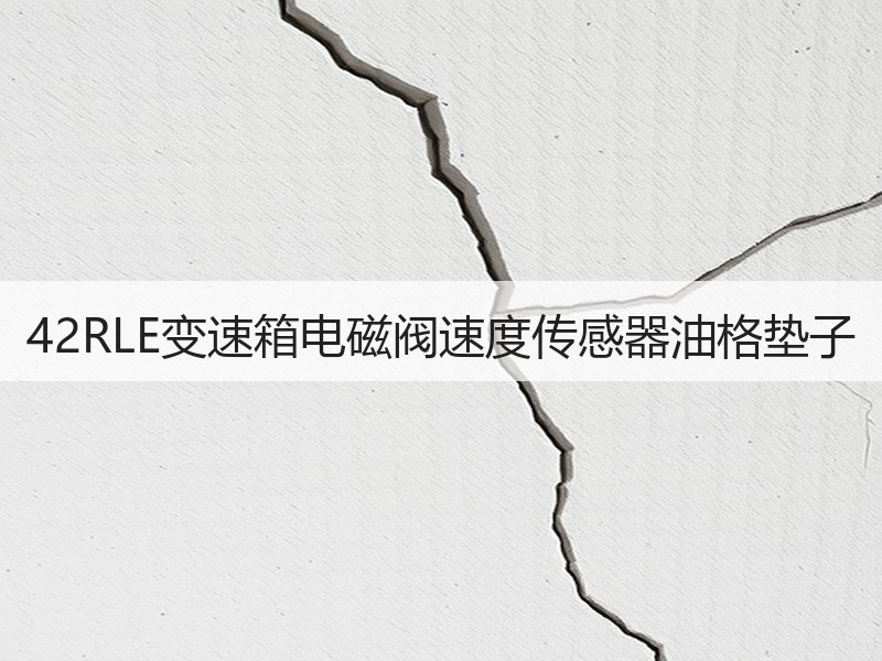 42RLE变速箱电磁阀速度传感器油格垫子