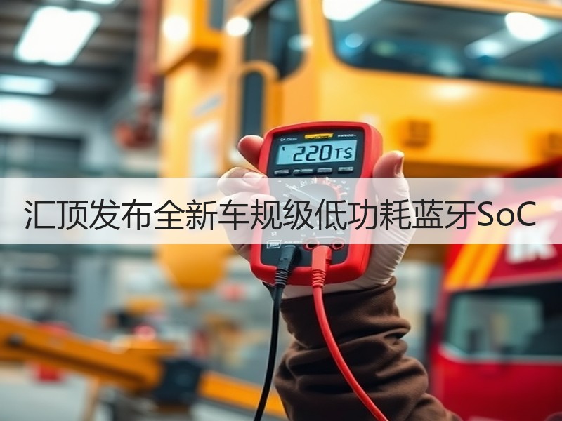 汇顶发布全新车规级低功耗蓝牙SoC
