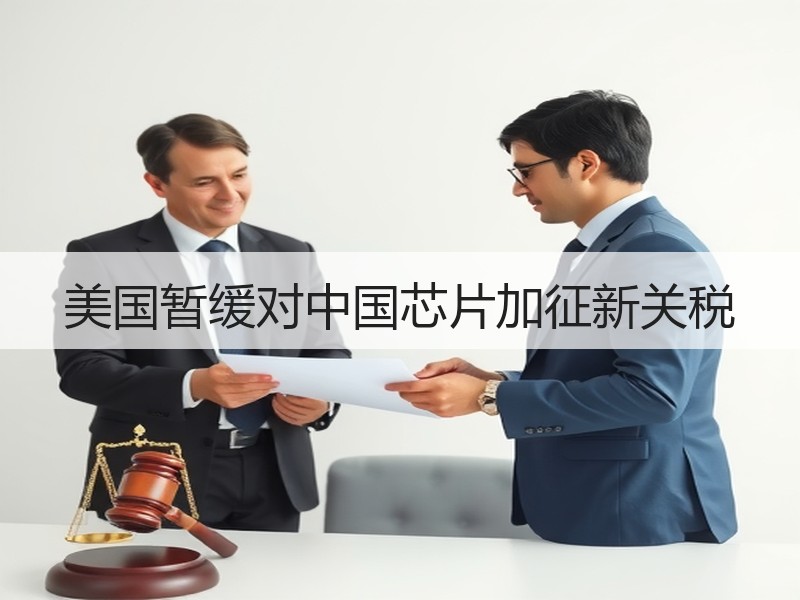 美国暂缓对中国芯片加征新关税
