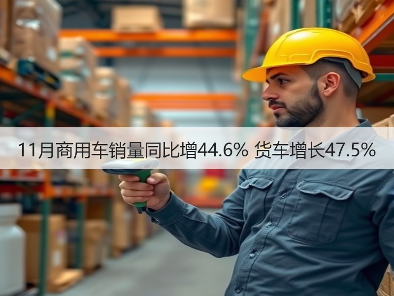 11月商用车销量同比增44.6% 货车增长47.5%