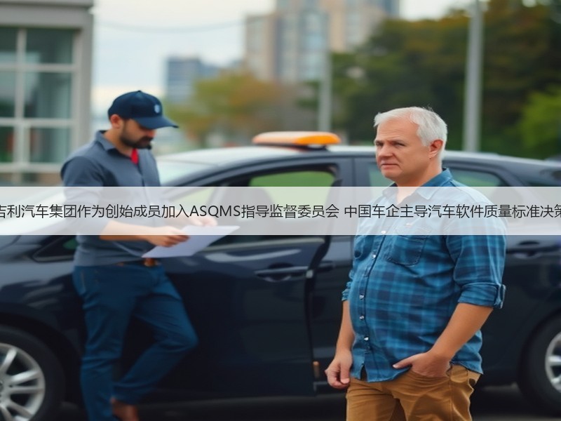 吉利汽车集团作为创始成员加入ASQMS指导监督委员会 中国车企主导汽车软件质量标准决策
