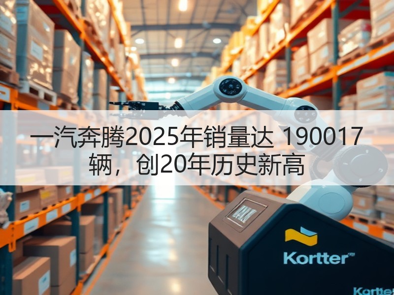 一汽奔腾2025年销量达 190017 辆,创20年历史新高 一汽奔腾2025年销量达 190017 辆,创20年历史新高