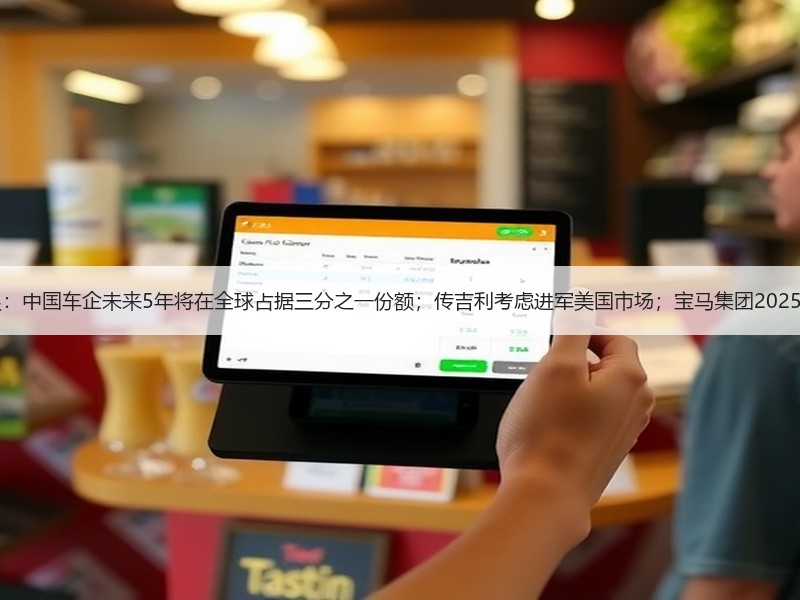 【国际快讯】瑞银:中国车企未来5年将在全球占据三分之一份额;传吉利考虑进军美国市场;宝马集团2025年销量逾246万辆 【国际快讯】瑞银:中国车企未来5年将在全球占据三分之一份额;传吉利考虑进军美国市场;宝马集团2025年销量逾246万辆