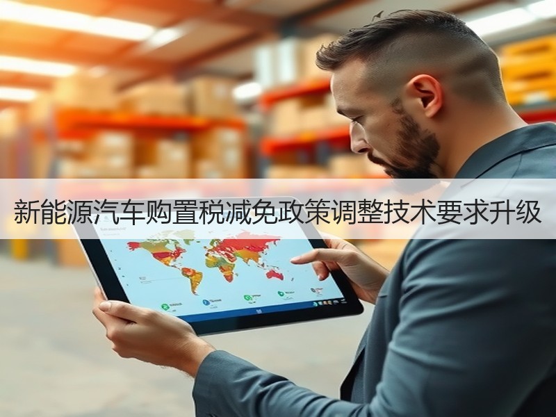 新能源汽车购置税减免政策调整技术要求升级