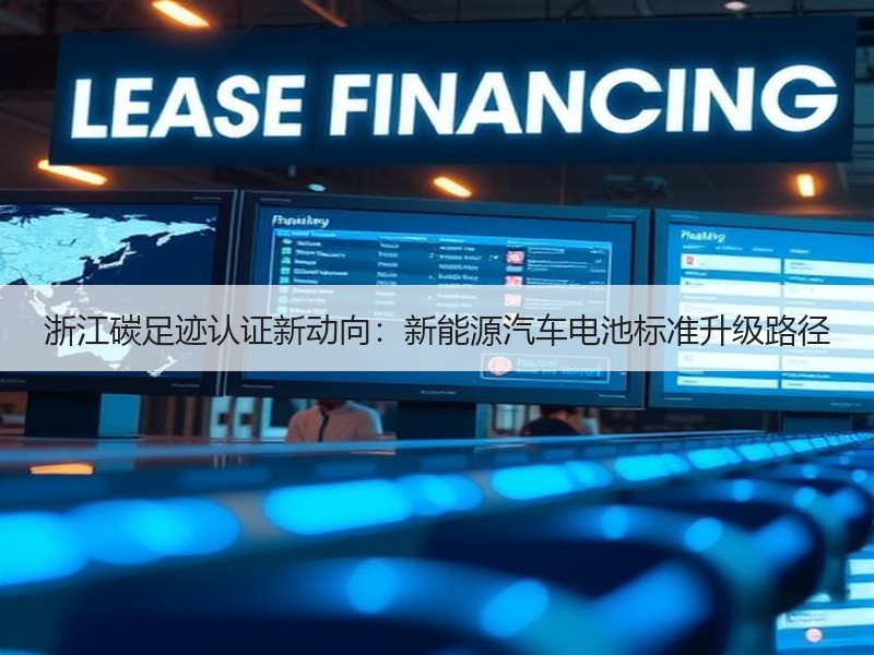 浙江碳足迹认证新动向:新能源汽车电池标准升级路径 浙江碳足迹认证新动向:新能源汽车电池标准升级路径