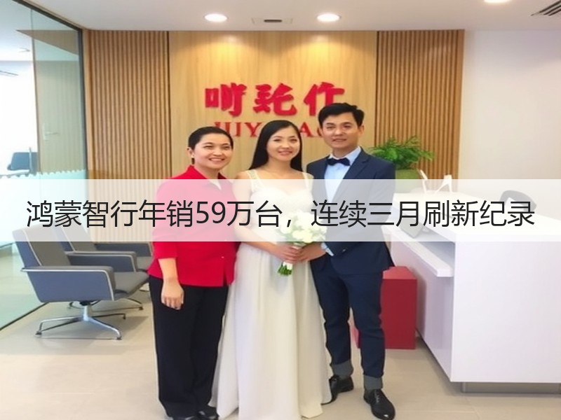 鸿蒙智行年销59万台，连续三月刷新纪录