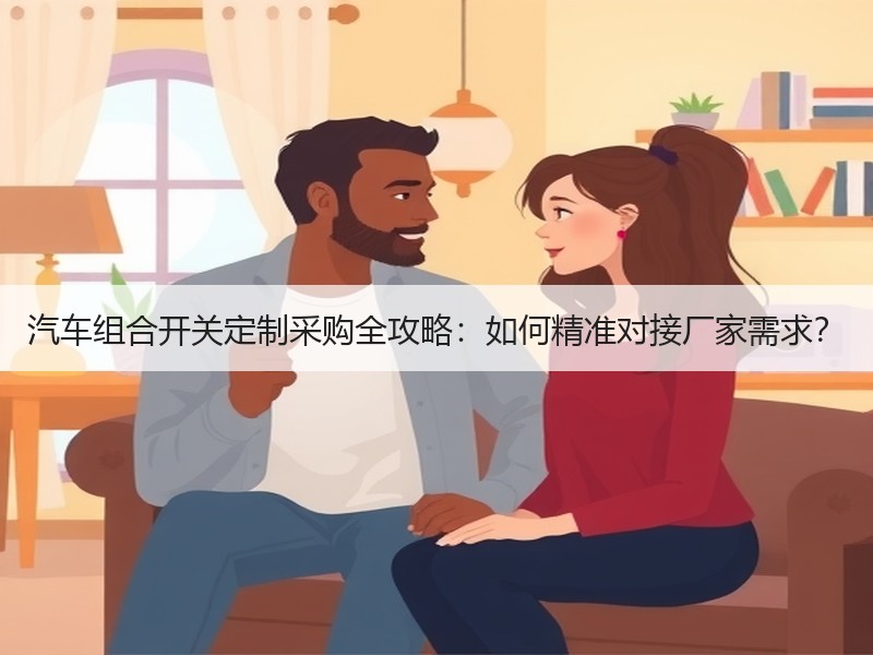 汽车组合开关定制采购全攻略：如何精准对接厂家需求？
