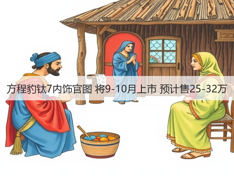 方程豹钛7内饰官图 将9-10月上市 预计售25-32万