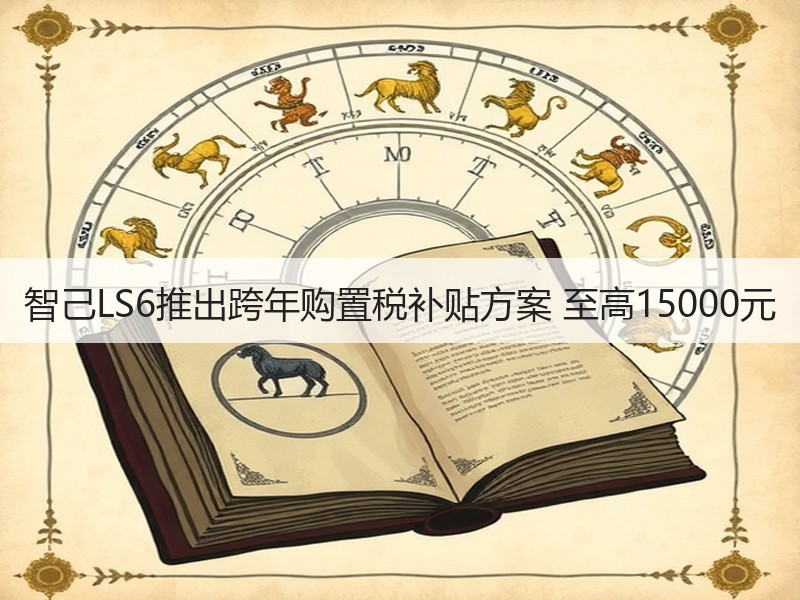 智己LS6推出跨年购置税补贴方案 至高15000元 智己LS6推出跨年购置税补贴方案 至高15000元